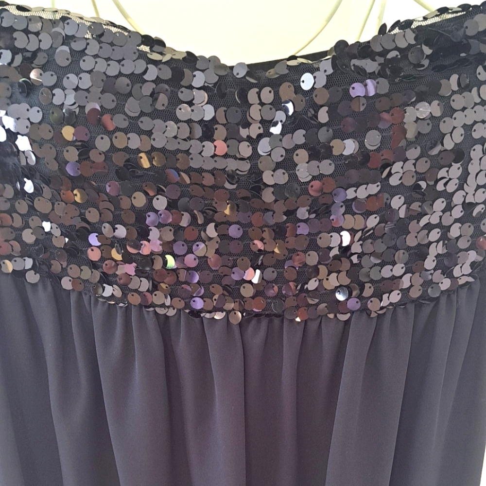 NWT Y2K RUE 21 Sequin Strapless Glam Mob Wife Date Night Sequin Top, Size XL. - Picture 2 of 5